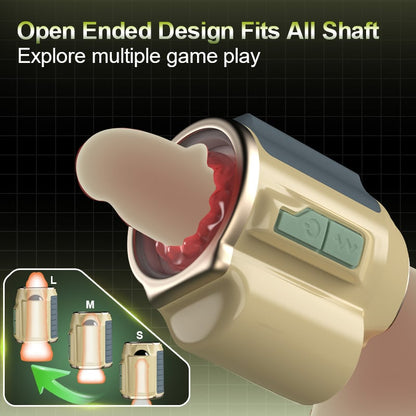 Cupsland 7 Vibrating & Thrusting Rotation Handheld Male Masturbator