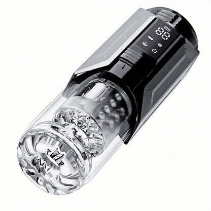King - 7 Mode Vacuum Thrusting & Sucking & Vibrating Masturbator with LCD Display